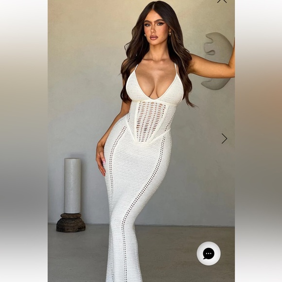 Babyboo Xanthe Maxi Crochet Dress - Picture 4 of 4